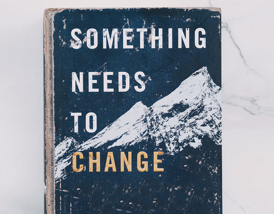 Book Something Needs to Change