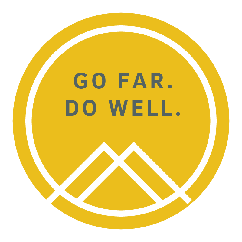 Go far. Do well.